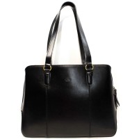 Женская кожаная сумка портфель Katana 64203 Black